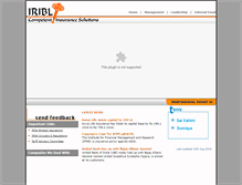 Tablet Screenshot of iribl.com